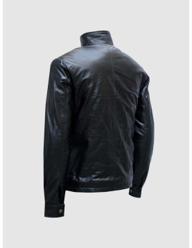 Biker Black Leather Jacket