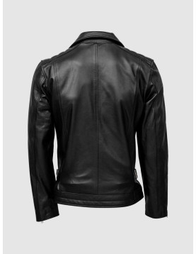 Biker Quilted Leather Jacket