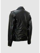 Black Motorcycle Leather Jacket