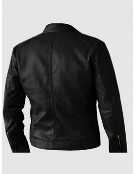 Black Premium Leather Biker Jacket