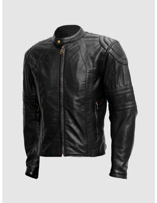 Black Soft Sheep Leather Jacket