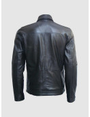 Black Zipper Leather Jacket