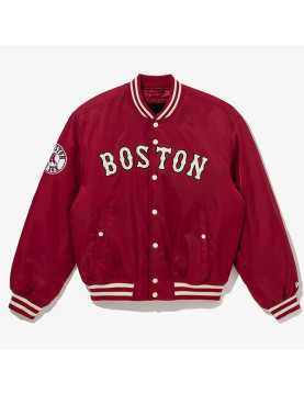 Boston Red Sox Red Cooperstown Satin Jacket