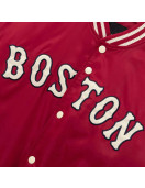 Boston Red Sox Red Cooperstown Satin Jacket