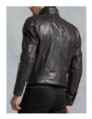 Brooklands Biker Diamond Quilted Leather Jacket