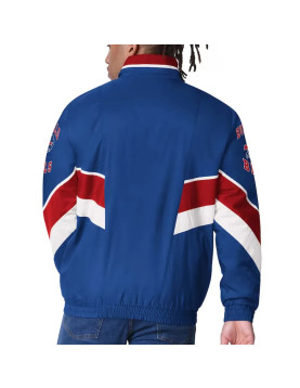 Buffalo Bills Captain Royal Varsity Satin Jacket