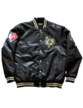 Celtics 75th Anniversary Black Satin Jacket