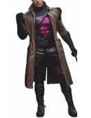 Channing Tatum Gambit Marvel X-Men Brown Leather Coat