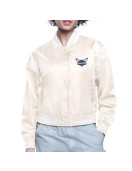 Charlotte Hornets Printed Logo Varsity Satin Jacket