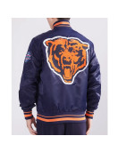 Chicago Bears Mashup Classic Rib Satin Jacket