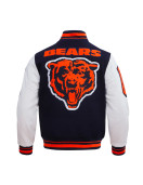 Chicago Bears Mashup Classic Rib Varsity Jacket