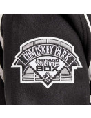 Chicago White Sox Comiskey Park Black Varsity Jacket