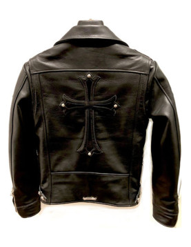 Chrome Hearts Biker Leather Jacket