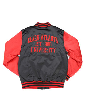 Clark Atlanta Panthers Black and Red Jacket