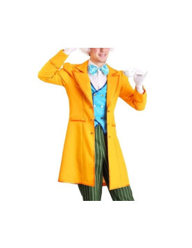 Classic Mad Hatter Costume Yellow Coat