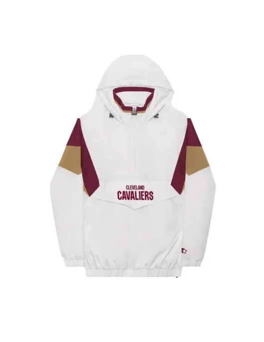 Cleveland Cavaliers Breakaway White Hoodie Jacket