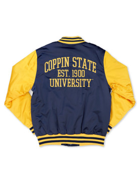 Coppin State Eagles Navy and Gold Jacket