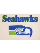 Cream Seattle Seahawks Retro Classic Full-Zip Varsity Jacket