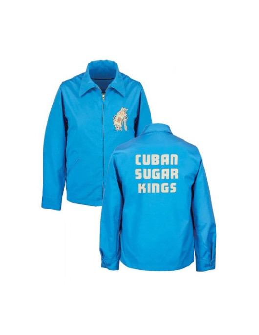 Cuban Sugar Kings Full Zip Sky Blue Jacket