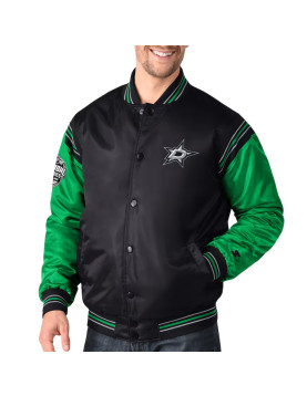 Dallas Stars 2024 Global Series Varsity Satin Jacket