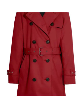 Dark Matter Alice Braga Red Trench Coat