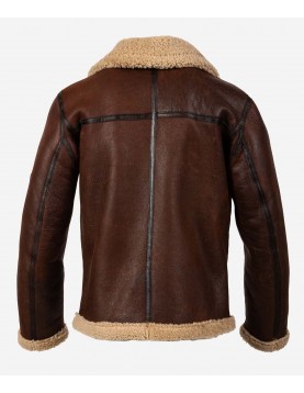 Dark Winds Zahn McClarnon Shearling Leather Jacket