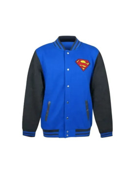 DC Superman Blue Bomber Jacket