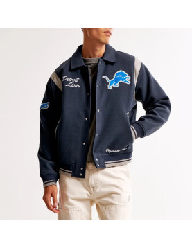 Detroit Lions Defend The Den Varsity Jacket