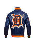 Detroit Tigers Mashup Classic Rib Satin Jacket