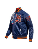 Detroit Tigers Mashup Classic Rib Satin Jacket