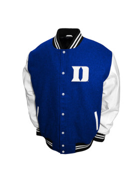 Duke Blue Devils Graduate Royal and White Varsity Jacket