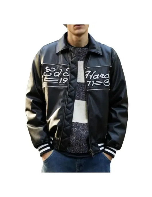 Ed Hardy Leather Jacket