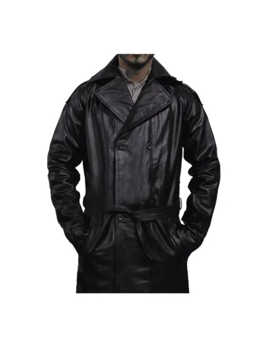 Eric Draven The Crow Real Leather Trench Coat