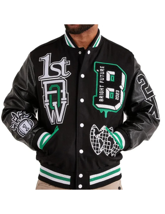 First Row Bright Future Wool Varsity Jacket