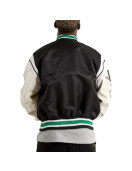 First Row Seek Inner Peace Satin Varsity Jacket