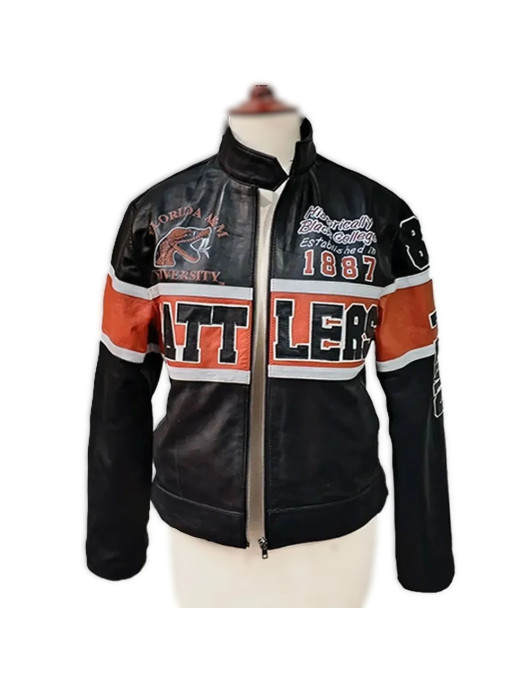 Florida A&M University Leather Racing Jacket