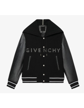 Givenchy Black Classic Varsity Jacket