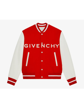 Givenchy Red Varsity Jacket