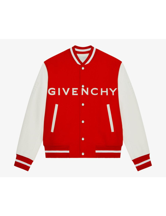 Givenchy Red Varsity Jacket