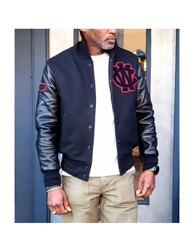 Golden Bear Black Varsity Jacket