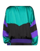 Gwen Stefani Colourblock Satin Bomber Jacket