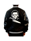 Halloween Michael Myers Black Varsity Jacket