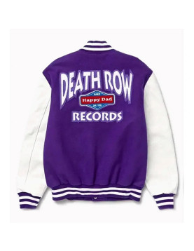 Happy Dad Death Row Varsity Jacket