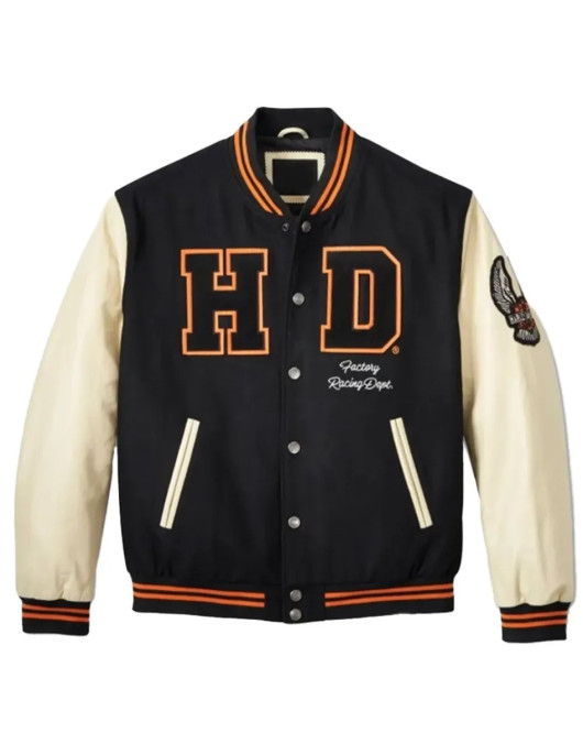 Harley Davidson 120th Anniversary Varsity Jacket