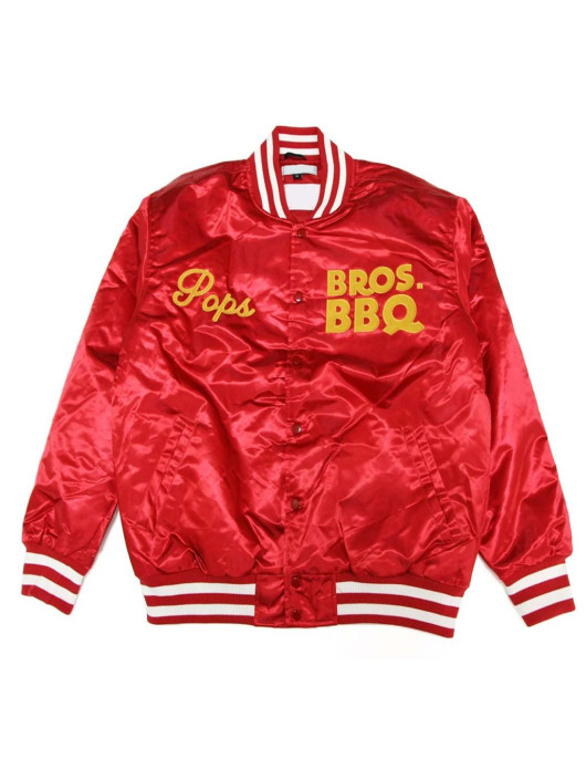 Headgear Classics Bros Bbq Red Satin Jacket