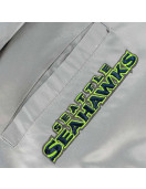 Hometown Hero Seattle Seahawks Grey Satin Jacket