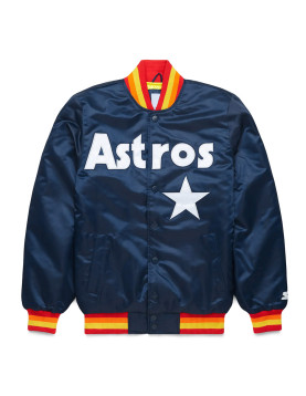 Houston Astros Classic Navy Satin Jacket