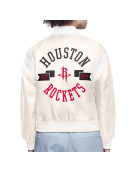 Houston Rockets Printed Logo Varsity Satin Jacket