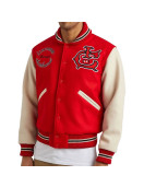 Icecream Team EU Skate Cone Red Wool Varsity Jacket