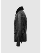 Jacket with Removable Fur Collar